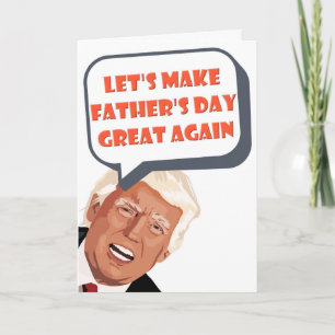 Funny Donald Trump Vaderdag Kaart