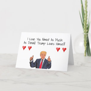 Funny Donald Trump Valentijnsdag Card Feestdagen Kaart