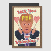 Funny Donald Trump Valentijnsdag Pee Tape Joke (Voorkant / Achterkant)