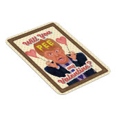 Funny Donald Trump Valentijnsdag Pee Tape Joke Magneet (Rechterzijde)