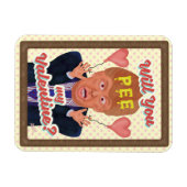 Funny Donald Trump Valentijnsdag Pee Tape Joke Magneet (Horizontaal)