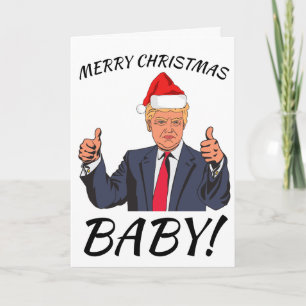 Funny Donald Trump Wenskaarten voor kerstmis Kaart