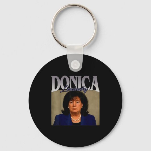 Funny Donica Lewinsky Meme Shirt Big Beautiful Bil Sleutelhanger (Voorkant)