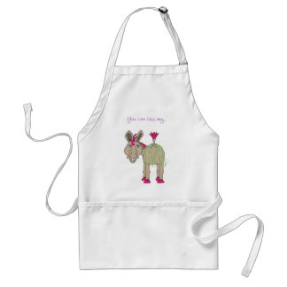 Funny donkey apron standaard schort