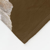 Funny Donkey die een wortel eet, Fleece Deken (Hoek)