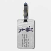 Funny Donkey, die je Donkey-Baby is Bagagelabel (Achterkant verticaal)