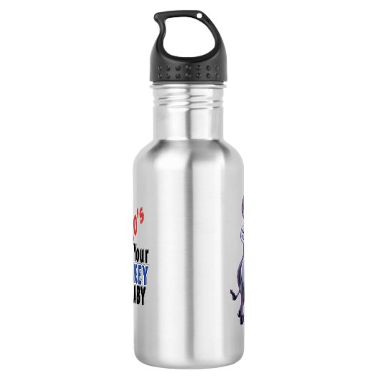 Funny Donkey, die je Donkey-Baby is Waterfles (Achterkant)