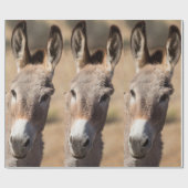 Funny Donkey Face Cadeaupapier (Vlak)