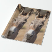 Funny Donkey Face Cadeaupapier (Uitgerold)