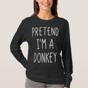 Funny Donkey Halloween Costume T-shirt