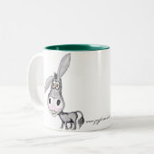 Funny Donkey-mok Tweekleurige Koffiemok (Voorkant links)