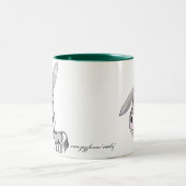 Funny Donkey-mok Tweekleurige Koffiemok (Center)