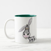 Funny Donkey-mok Tweekleurige Koffiemok (Links)
