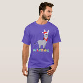 Funny Donkey Muletide Kerstmis T-shirt (Voorkant volledig)
