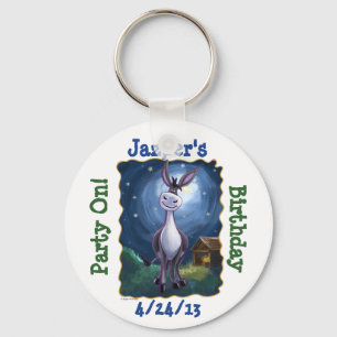 Funny Donkey Personalized Party Favor Sleutelhange Sleutelhanger