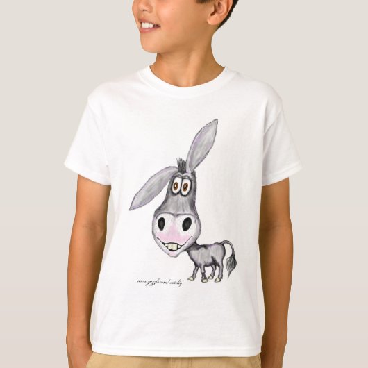 Funny donkey schattig t-shirt (Voorkant)