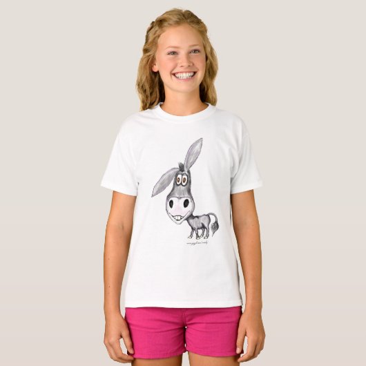 Funny donkey t-shirt design (Voorkant volledig)