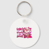 Funny Dont Bacon My Heart Cute G Valentines Da  Sleutelhanger (Voorkant)