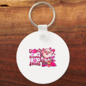 Funny Dont Bacon My Heart Cute G Valentines Da  Sleutelhanger (Voorkant)