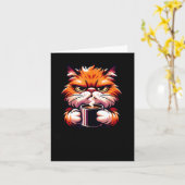 Funny Don't Bother Me Right Meow Cats Cat Coffee M Kaart (Gele Bloem)