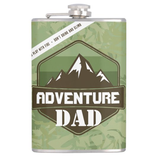 Funny Don't Drink & Adventure Gepersonaliseerde Gi Heupfles (Voorkant)