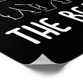 Funny Don't Ke The Bear Joke Sarcastic Family  Poster (Hoek)