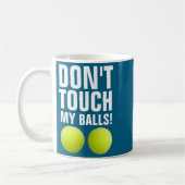 Funny Dont Touch My Pandemic Tennis  Koffiemok (Links)