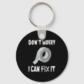 Funny Don't Worry - I Can Fix It - Duct Tape  Sleutelhanger (Voorkant)