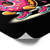 Funny Donut Bodybuilding Weightlifting Food Gym Do Poster (Hoek)