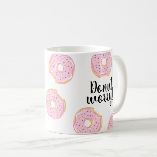 Funny Donut Coffee Mok (Voorkant rechts)