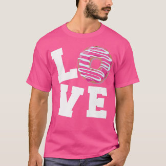 Funny Donut design Liefde eten eten donuts eten c T-shirt