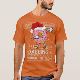 Funny Donut doormaakt door de sneeuw.. lomp. T-shirt