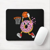 Funny Donut Dunking Basketball Doughnut Food Champ Muismat (Met muis)