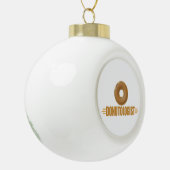 Funny Donut Keramische Bal Ornament (Links)