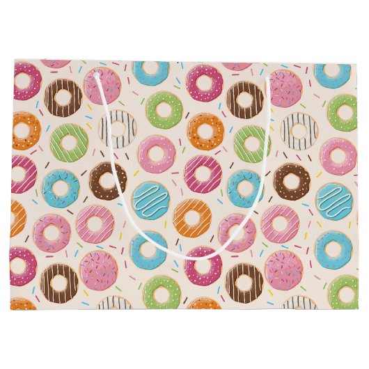 Funny Donut Large Cadeautasje (Achterkant)