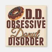 Funny Donut Magneet (Voorkant)