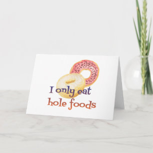Funny Donut Quote Kaart