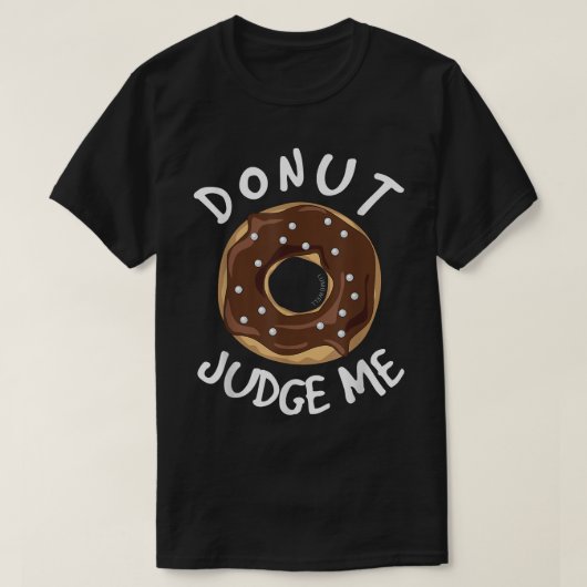Funny Donut rechter me T T-shirt (Design voorkant)