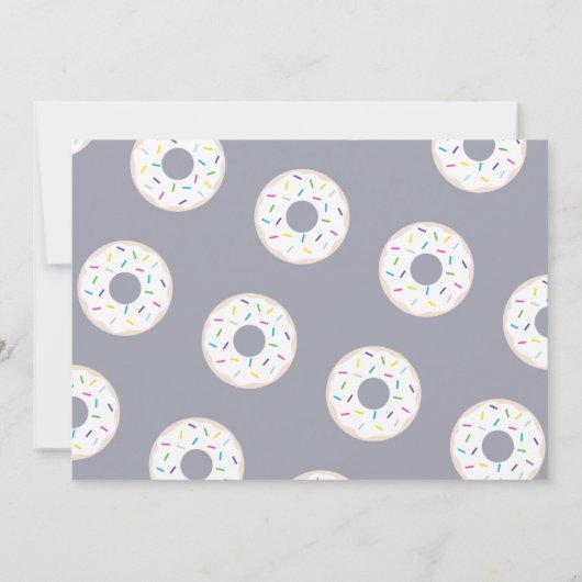Funny Donut Thleed Wedding Save the Dates Date (Achterkant)