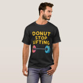 Funny Donut Workout Gym T-shirt voor Mannen | Donu (Voorkant volledig)