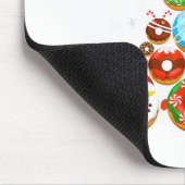 Funny Donuts Christmas Tree Lights Xmas Pjs Boys K Muismat (Hoek)