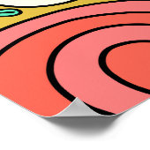 Funny Doodle Crowded Street Cat Gang Poster (Hoek)