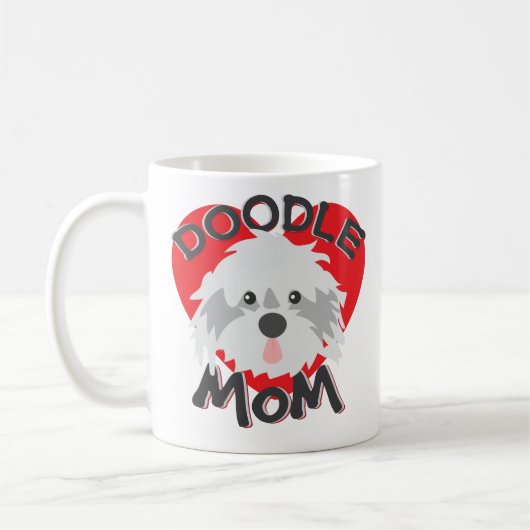 Funny Doodle Dog Mam Coffee Mok Labradoodle Gift (Links)