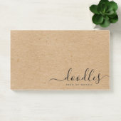 Funny Doodles uit My Noodle Kraft Brown Post-it® Notes (Kantoor)