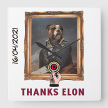 Funny dookjes in gekleed hondenschilderij