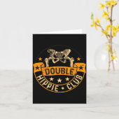 Funny Double Hipe Club Hip Surgery New Hip  Kaart (Gele Bloem)