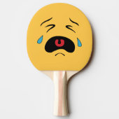 Funny Double Sided Happy Sad Ping Bat Tafeltennisbatje (Achterkant)