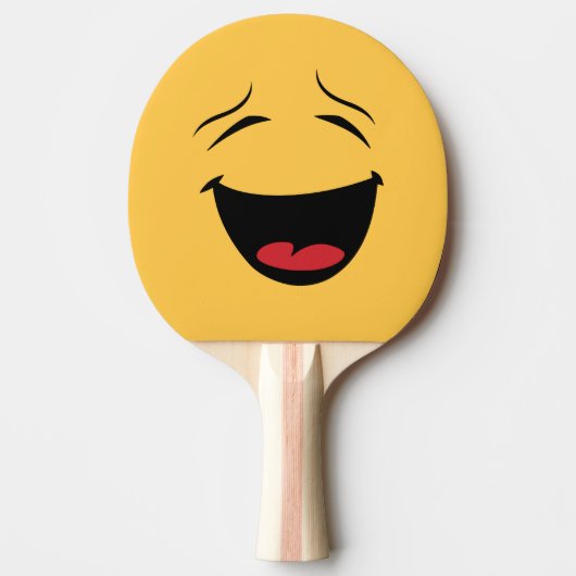 Funny Double Sided Happy Sad Ping Bat Tafeltennisbatje (Voorkant)