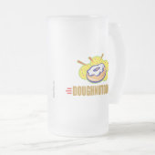 Funny Doughdopnoten Matglas Bierpul (Voorkant rechts)