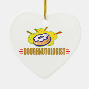 Funny Doughnut Keramisch Ornament